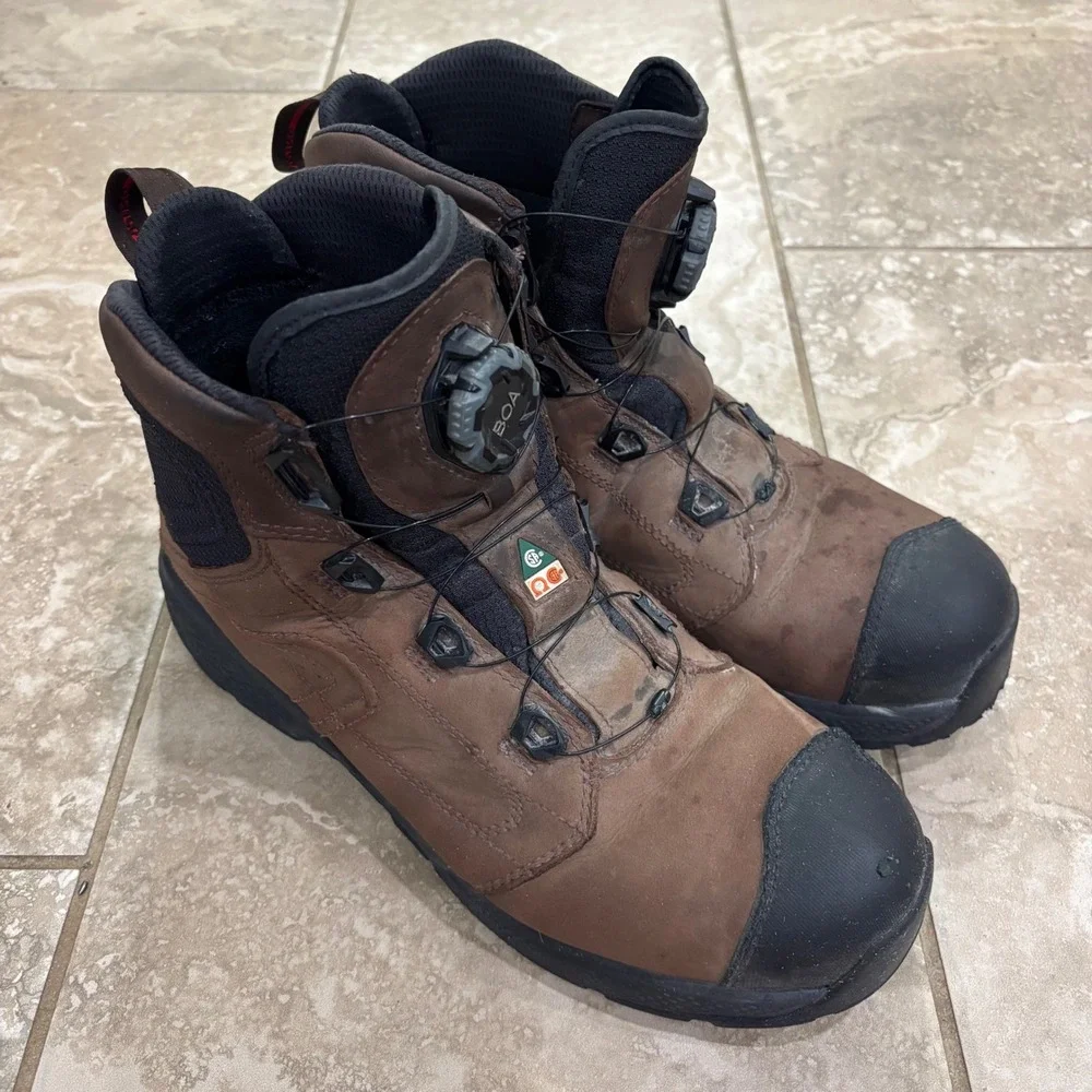 Red Wing 2452 X-Treme Lite BOA Safety Toe Work Boots Brown Mens 12 E2 Wide